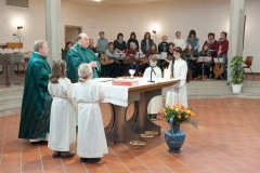 Segnung des renovierten Pfarrsaals - Foto: Josef Kuss