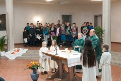 Segnung des renovierten Pfarrsaals - Foto: Josef Kuss