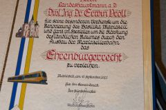 Ehrenbügerschaft Dr. Erwin Pröll - Foto: Josef Kuss