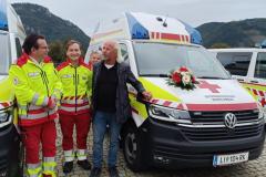 Spontane Hilfe durch die Teilnehmer der 10. Steirischen Rotkreuz-Wallfahrt, Foto: Martin Vorlaufer