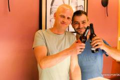 Das Ausschankpersonal bei Clemens Maria Schreiner im Mariazeller Theaterstadl - Foto: Mariazell Online