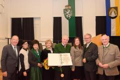 Verleihung der Ehrenbürgerschaft an LH a.D. Hermann Schützenhöfer - Foto: Josef Kuss