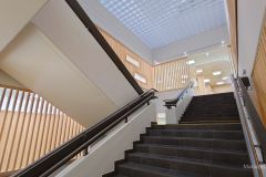 Neues Schulzentrum - Blick von ersten ins zweite Obergeschoß - Foto: Mariazell Online