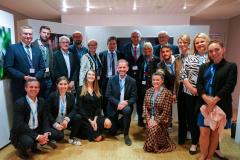 Gemeinsamer Vernissage-Besuch der Shrines of Europe-Delegationen - Foto: © Pierre Artou