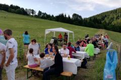 Sonnwendfeuer beim Theaterstadl