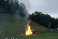 Sonnwendfeuer beim Theaterstadl
