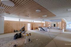 Baufortschritt am Schulneubau Mariazell, Stiegenhaus - Foto: Mariazell Online