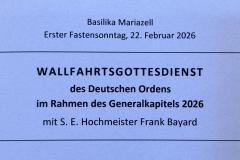 Wallfahrt des Deutschen Ordens - Foto: Ing. Peter-Franz Stadler