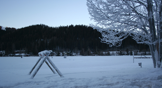 Eislaufen am Erlaufsee Eislaufen am Erlaufsee