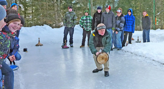 Eisstockschießen Eisstockschießen