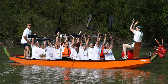 Drachenboot - Rennen Drachenboot - Rennen