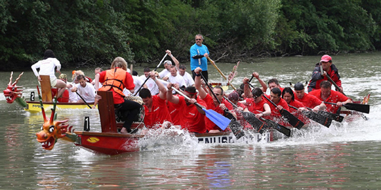 Drachenboot - Rennen Drachenboot - Rennen