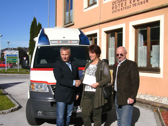 ORR Werner Kohlbacher, Johanna Dandler, Bgm. Manfred Seebacher