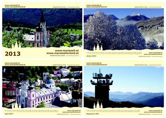 Wandkalender Mariazell Online 2013