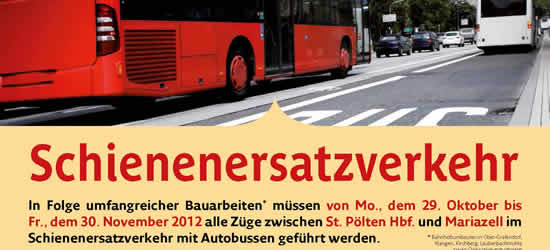 Schienenersatzverkehr Schienenersatzverkehr
