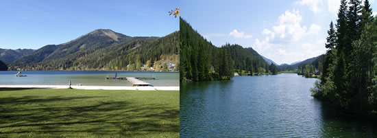 Erlaufsee und Hubertussee Erlaufsee und Hubertussee