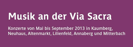 Musik an der Via Sacra Musik an der Via Sacra