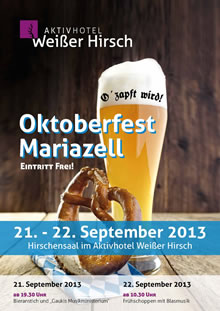 Oktoberfest im "Aktivhotel Weißer Hirsch" 