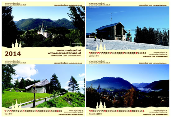 Mariazell Online Wandkalender 2014 Mariazell Online Wandkalender 2014