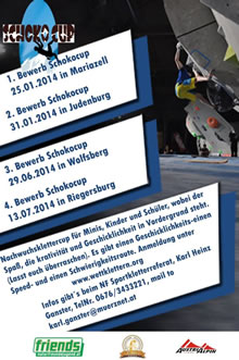 Nachwuchsklettercup im Mariazeller Land