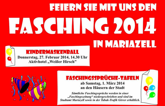 Fasching in Mariazell Faschin in Mariazell