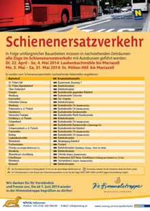 Schienenersatzverkehr Schienenersatzverkehr