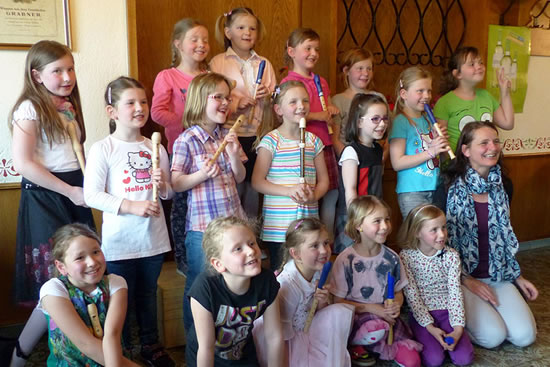 Vorspielstunde der "Blockflötenschlümpfe" Vorspielstunde der "Blockflötenschlümpfe"