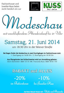 Modeschau und Abendeinkauf 2014 Modeschau und Abendeinkauf 2014