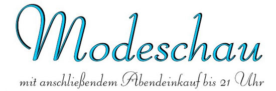 Modeschau und Abendeinkauf 2014 Modeschau und Abendeinkauf 2014