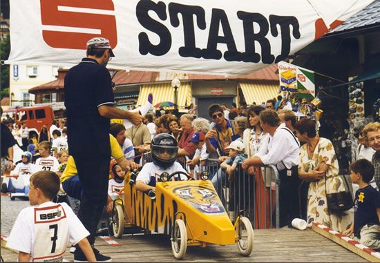 Foto: Josef Kuss - Seifenkistenrennen 1998