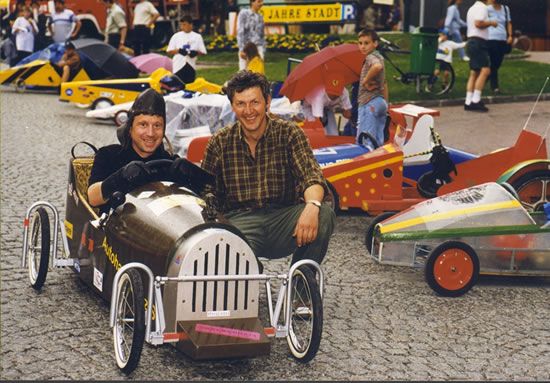 Foto: Josef Kuss - Seifenkistenrennen 1998