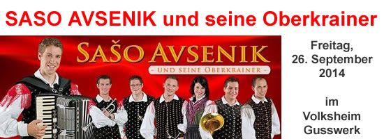 Konzert mit Saso Avsenik