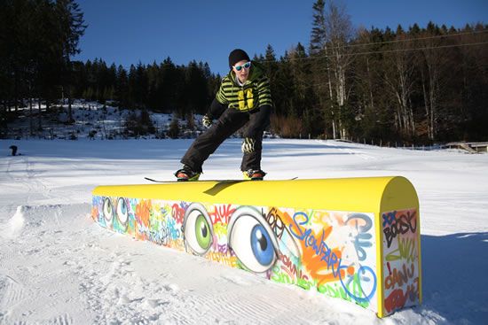 Snowpark - Gemeindealpe Mitterbach / Foto: NÖVOG Snowpark - Gemeindealpe Mitterbach / Foto: NÖVOG