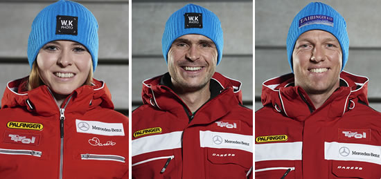 Michelle Diepold, Gerald Kammerlander und Michael Scheikl. © w+k photo Michelle Diepold, Gerald Kammerlander und Michael Scheikl. © w+k photo