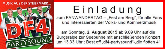DF4 Fanwandertag und Fest am Berg DF4 Fanwandertag und Fest am Berg