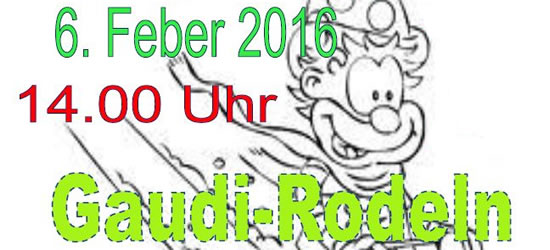 Gaudi-Rodeln