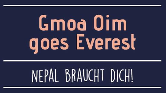 Gmoa Oim goes Everest Gmoa Oim goes Everest