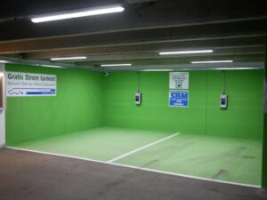 E-Tankstelle-Parkgarage