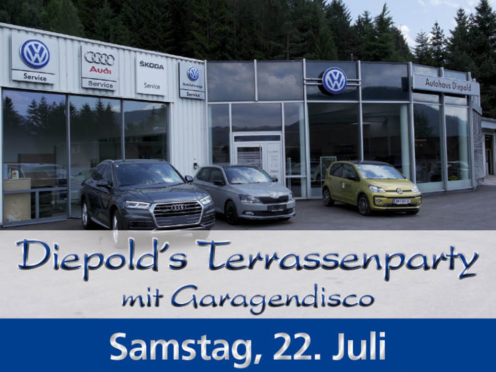 Terrassenparty beim Autohaus Diepold Terrassenparty beim Autohaus Diepold