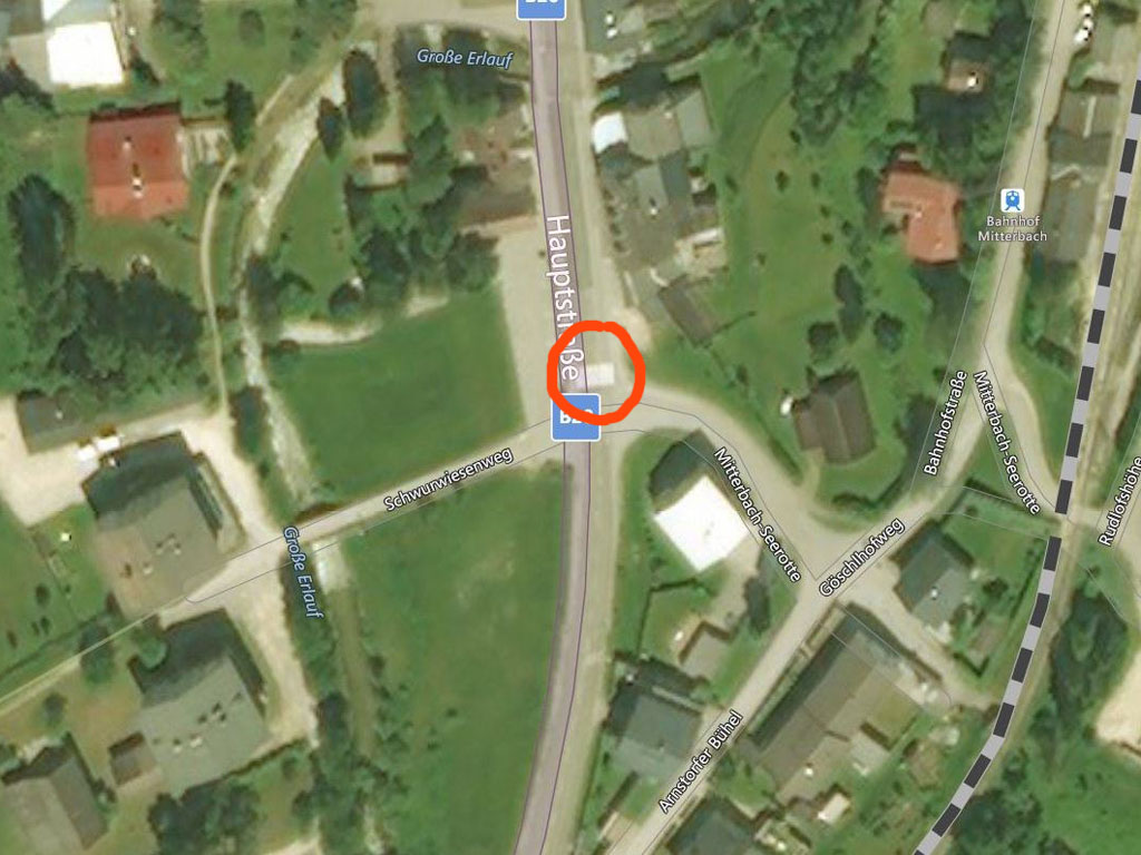 Schutzweg B20 Mitterbach