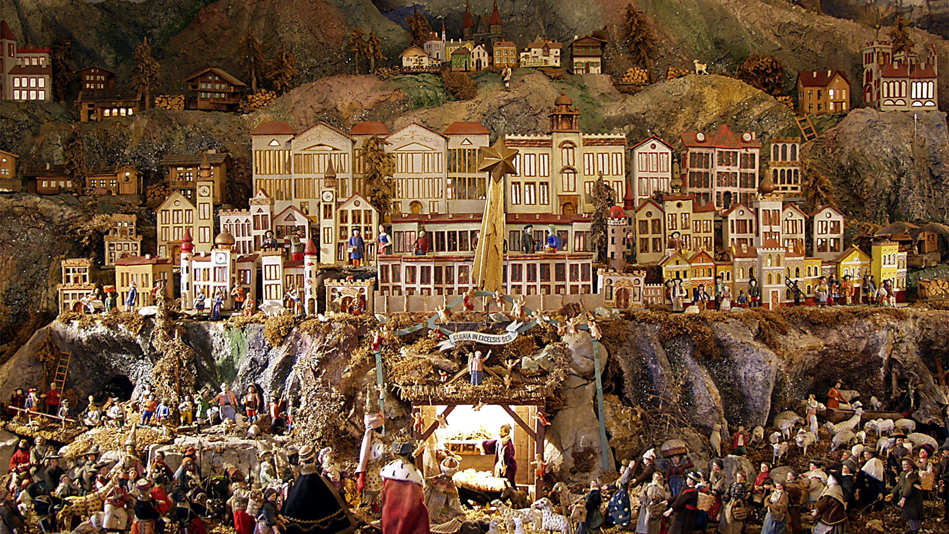 Weihnachtskrippe im Heimathaus