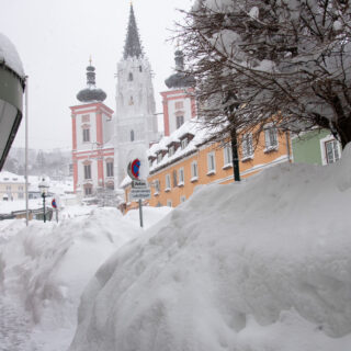 Schneebilder aus Mariazell - 10. Jänner 2019 - Foto: Josef Kuss