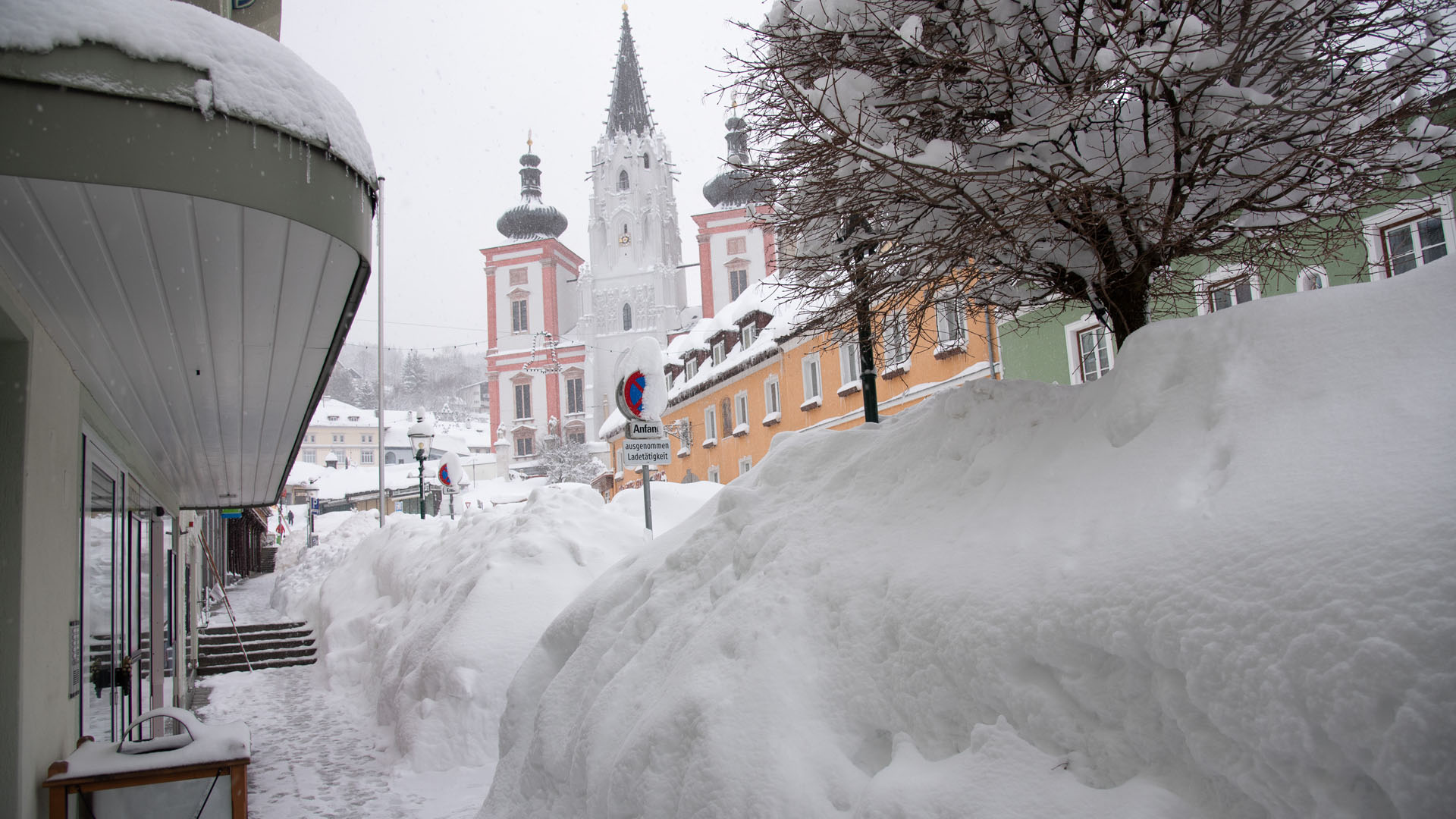 Schneebilder aus Mariazell - 10. Jänner 2019 - Foto: Josef Kuss