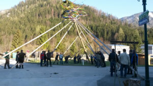 Maibaumaufstellen Franzbauer, Foto: Mariazell Online