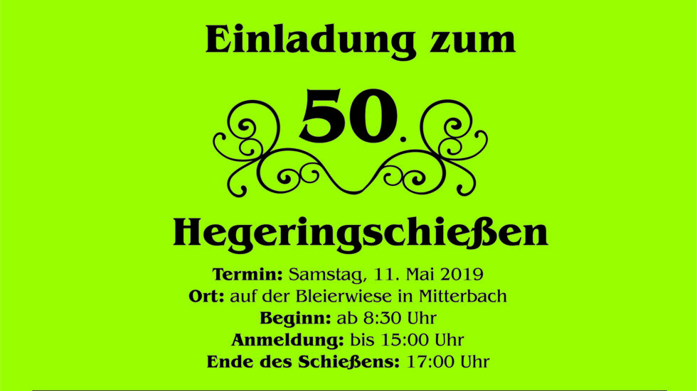 50. Hegeringschießen Mitterbach, Foto: Mariazell Online