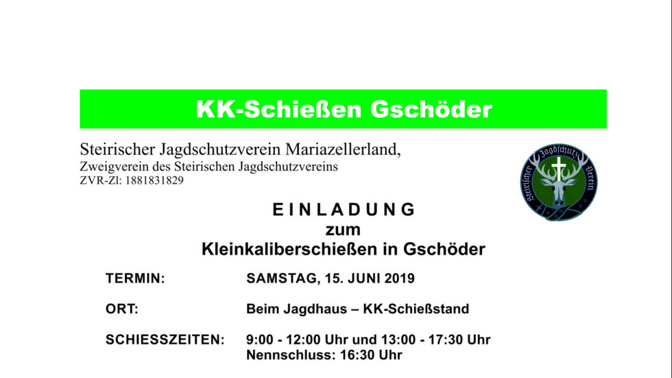 KK Schießen Gschöder, Foto: Mariazell Online