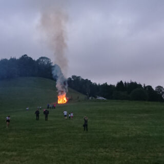 Sonnwendfeuer beim Theaterstadel - Foto: Mariazell Online