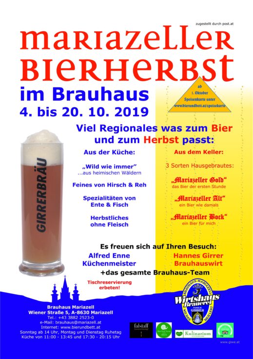 Bierherbst 2019, Brauhaus Mariazell