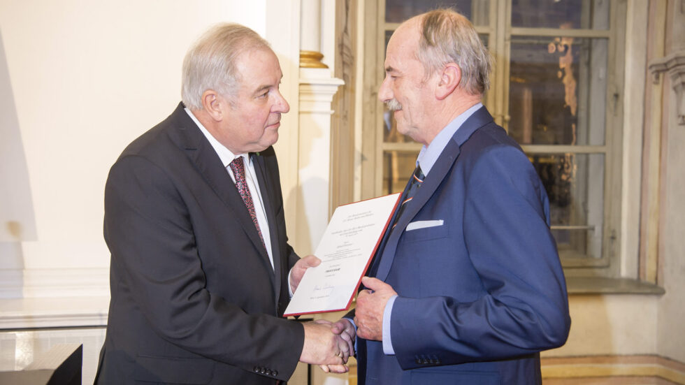 Bundesehrung für Alfred Fleissner, Foto: Museumstramway Mariazell, Ing. Reinhard Sieber