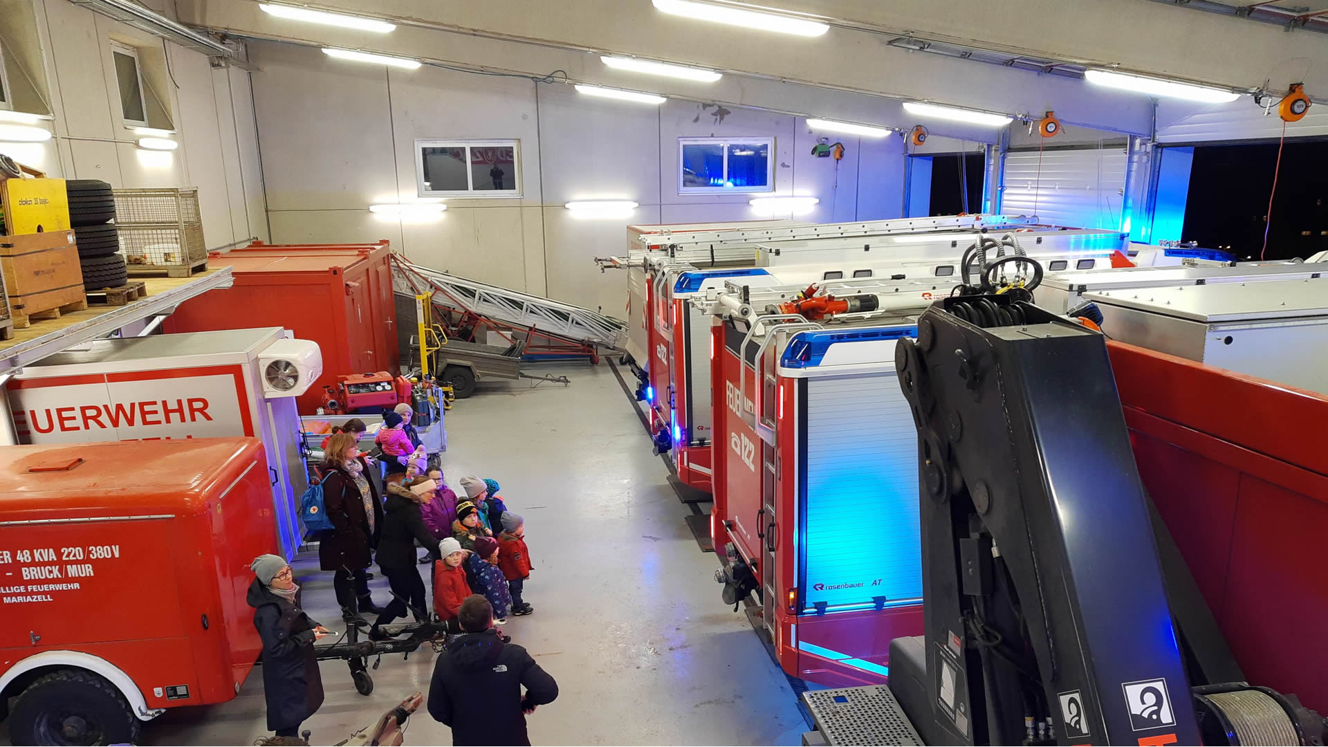 Besichtigung der Feuerwehr Mariazell Mariazell Online